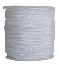 50 m. hvid knyttesnor, 1,5 mm.